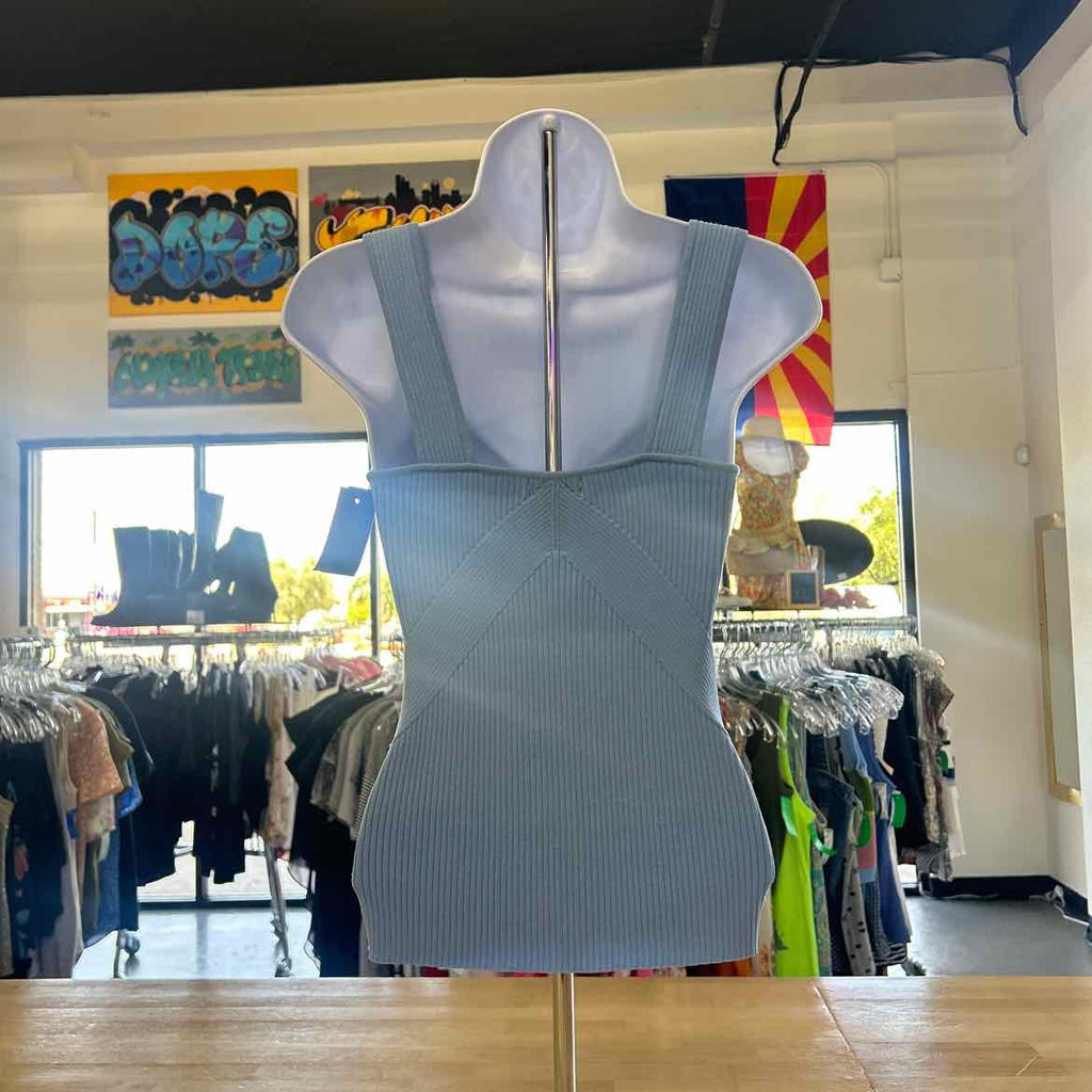 Halogen Size XS Blue Knit Preloved Tank