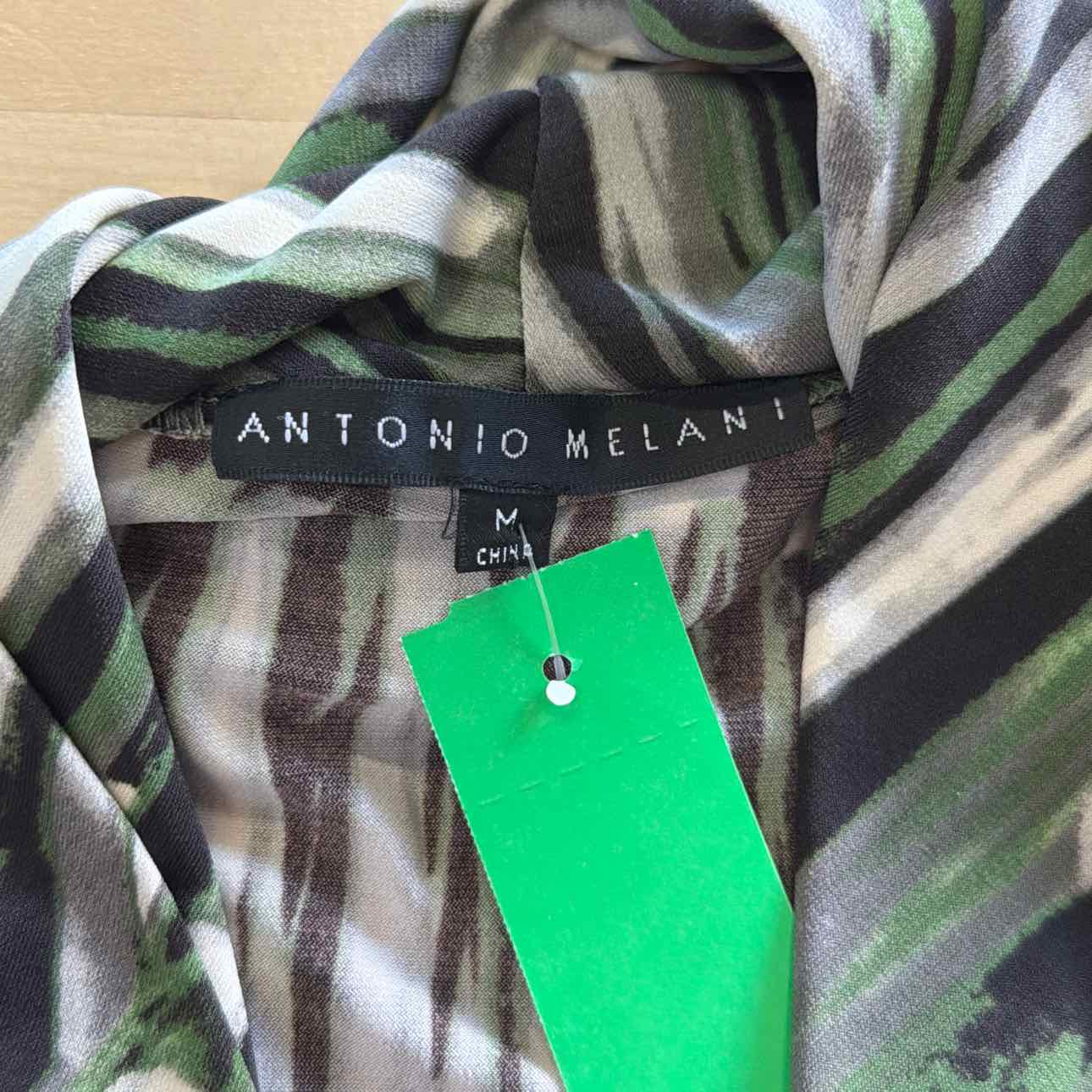 Antonio Melani Size M Green Preloved Blouse SS