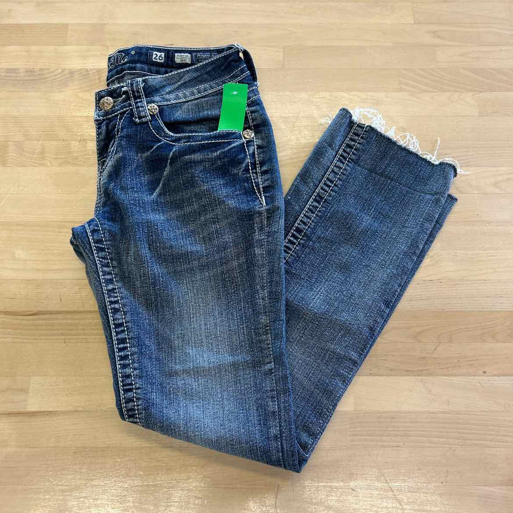 Miss Me Size 26 Blue Denim Preloved Jeans