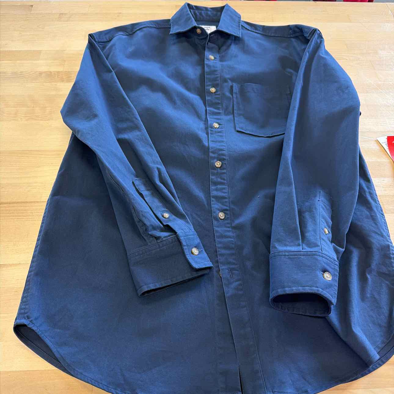 Mode Of One Size S Blue New MENS Long Sleeve Shirt