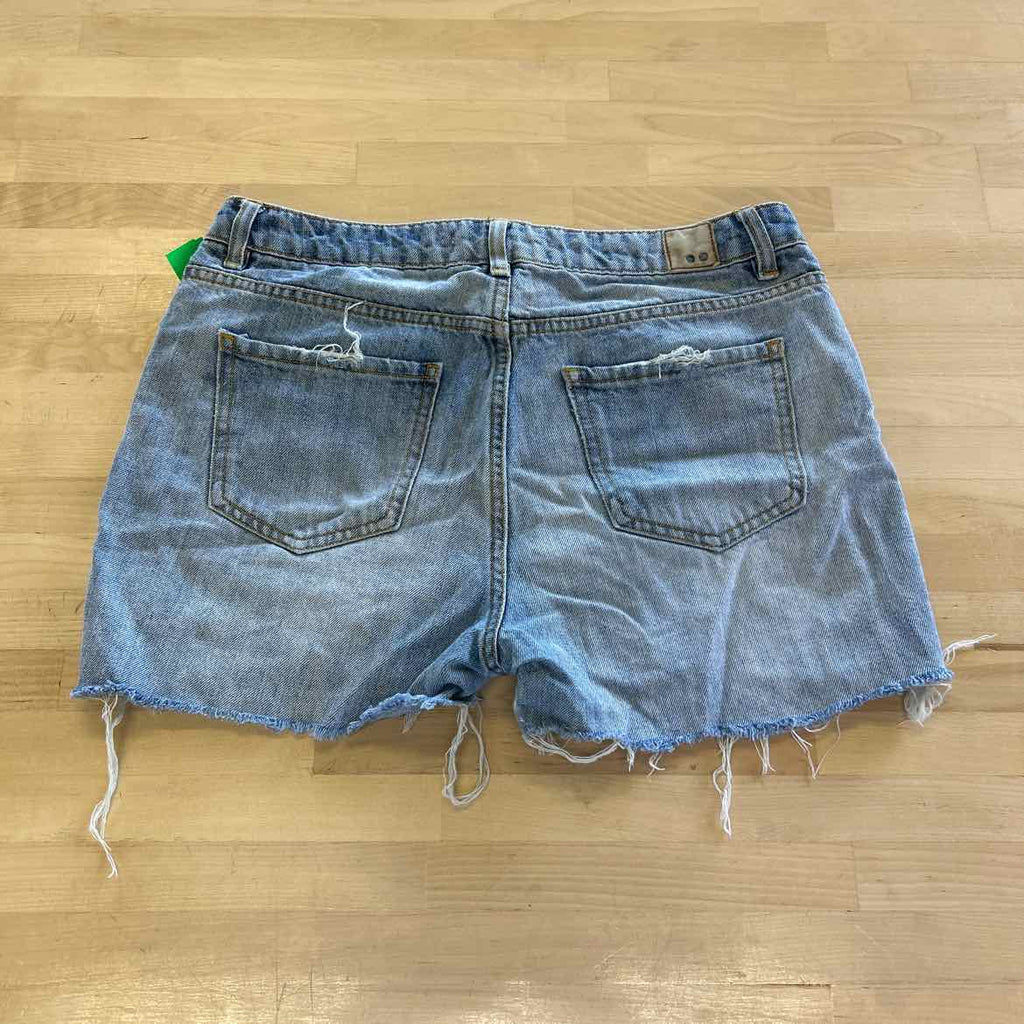 Life In Progress Women Size 27 Blue Denim Preloved Shorts