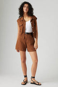 Levi's Women Size 24 Brown New Shorts
