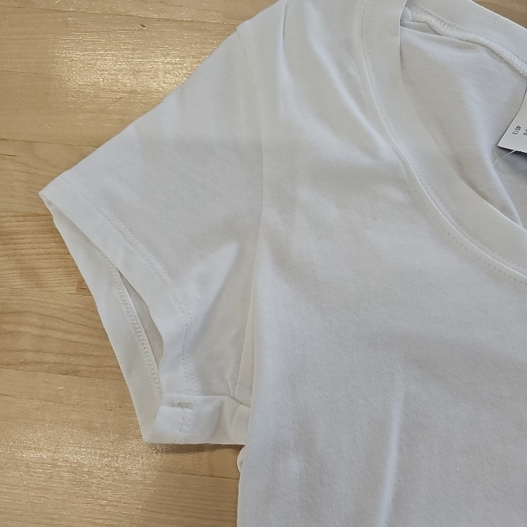 WetSeal Size L White T-shirt