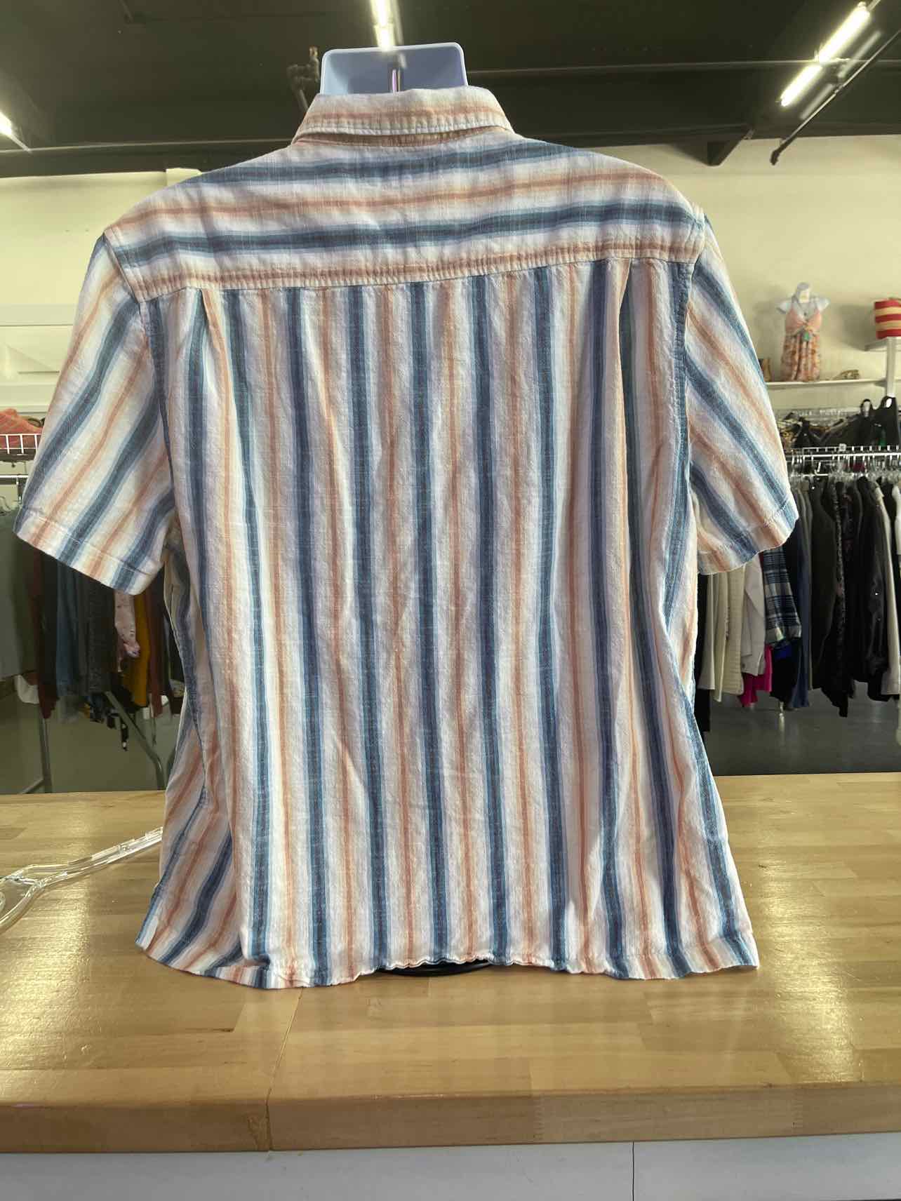 Lucky Brand Size XL Tan MENS Button Down Shirt