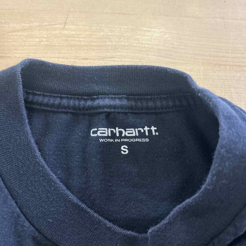 Carhart Size S Black Preloved T-Shirt SS
