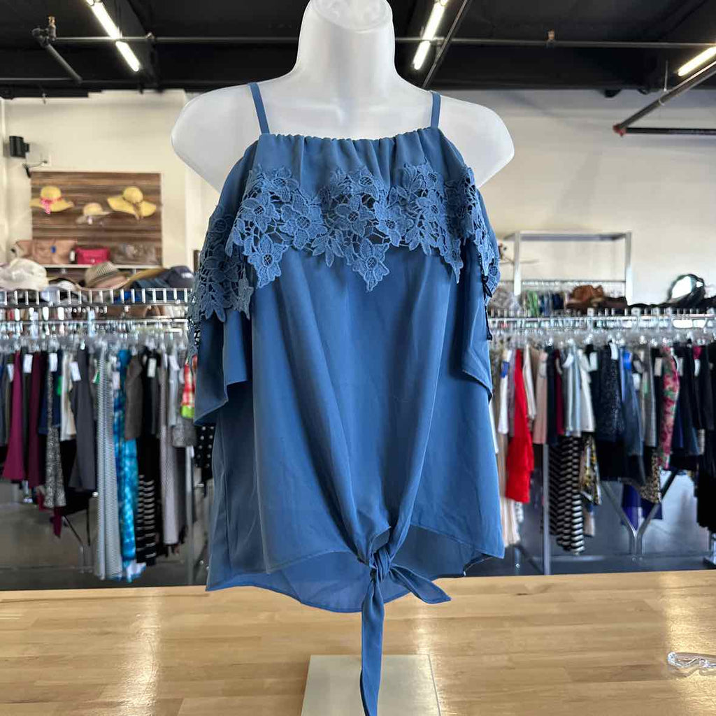 Brannan Size S Blue Sleeveless