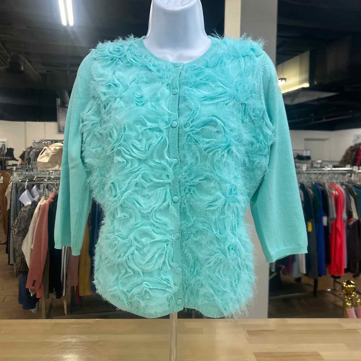 Red Size PM Teal Sweater