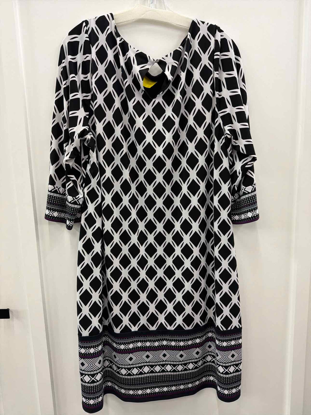41 Hawthorn Size 2X Black/White Dress
