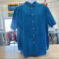 Perry Ellis Size 2X Blue Preloved Button Down SS