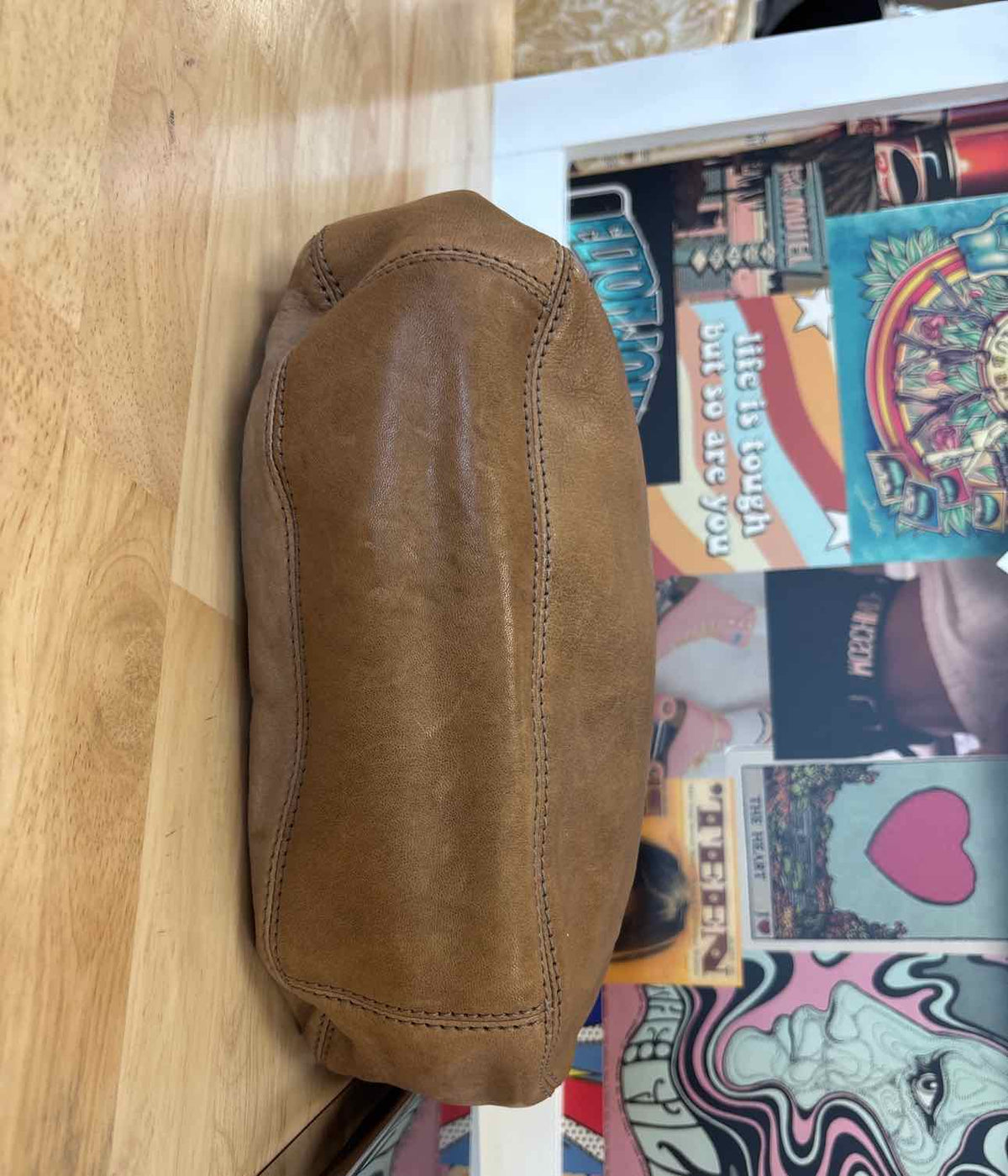 Michael Kors Tan Leather Preloved Handbag