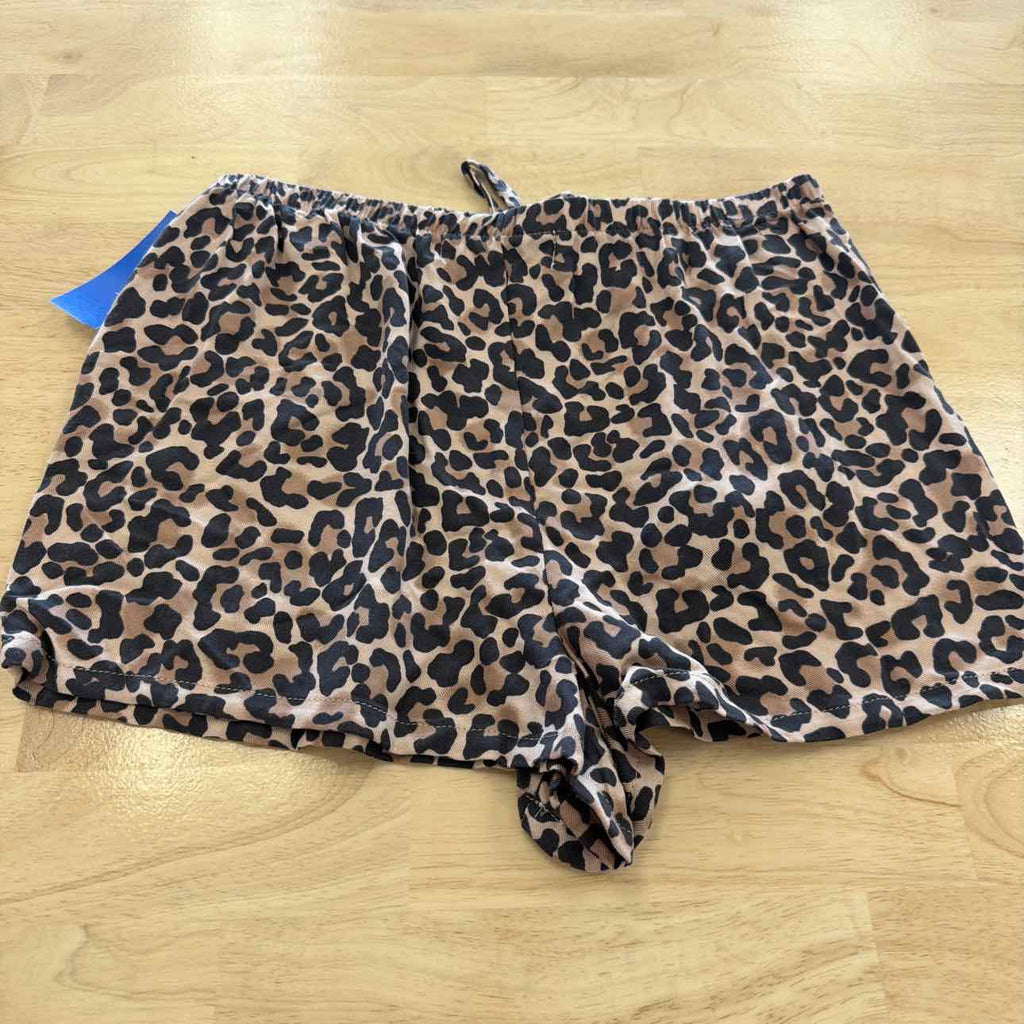 hippie rose Women Size S  Brown New Shorts  Leopard Pull-on Drawstring Shorts