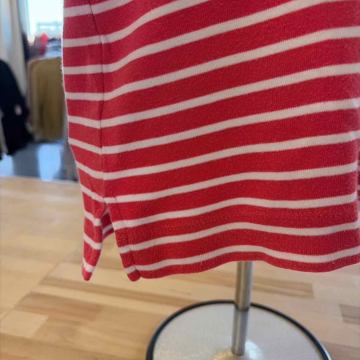 Chico's Size M Red & white Used Blouse