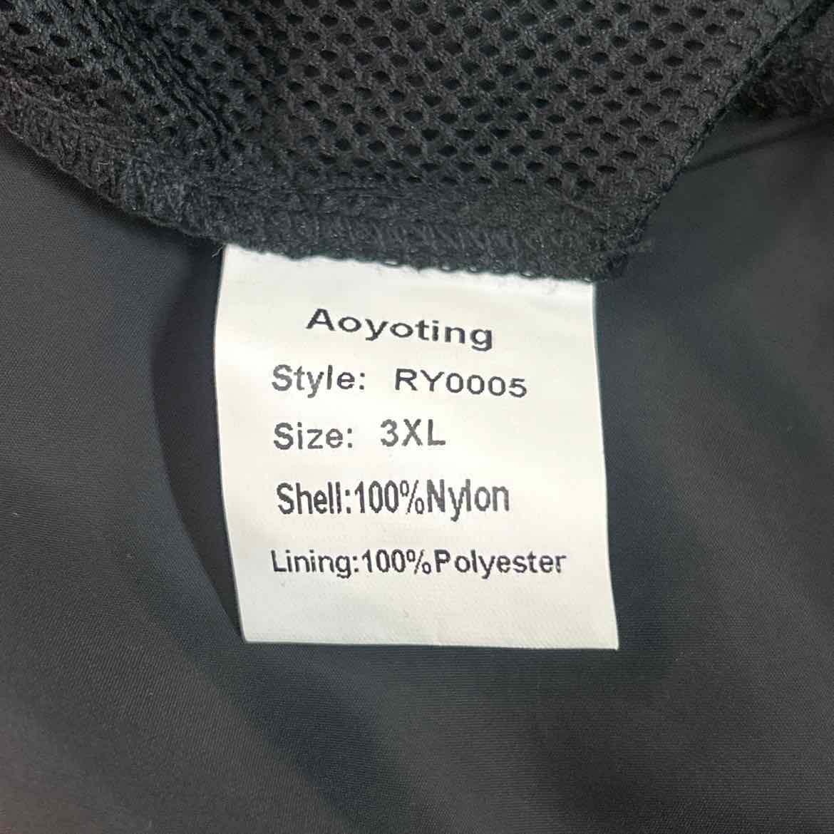 Aoyoting Size 3XL Black MENS Athletic Jacket