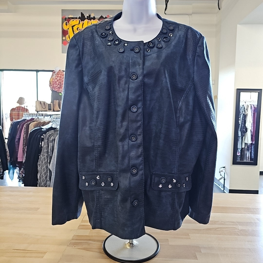 Alfred Dunner Size 20 Blue Jacket