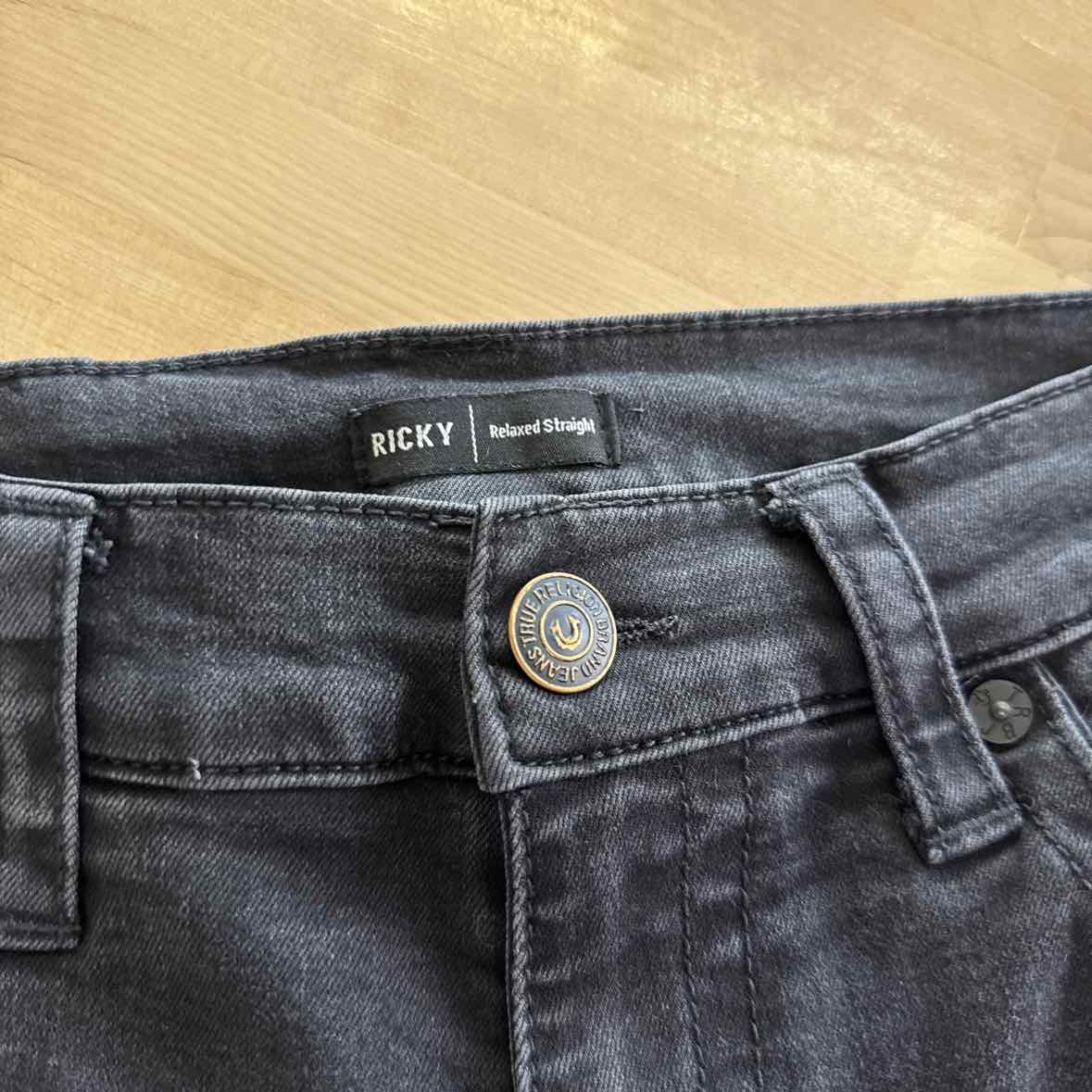True Religion Men's Size 32 Black MENS Shorts