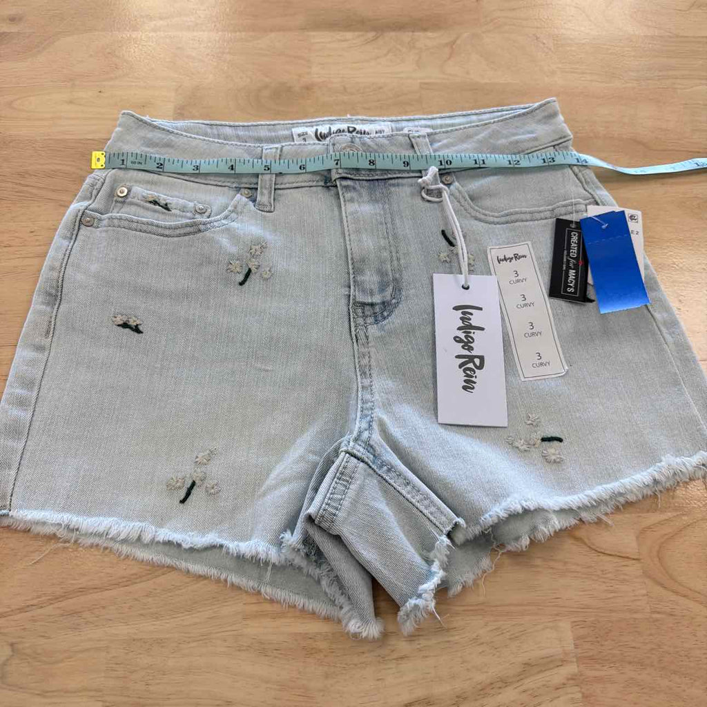 Indigo Rain Women Size 3 Blue New Shorts
