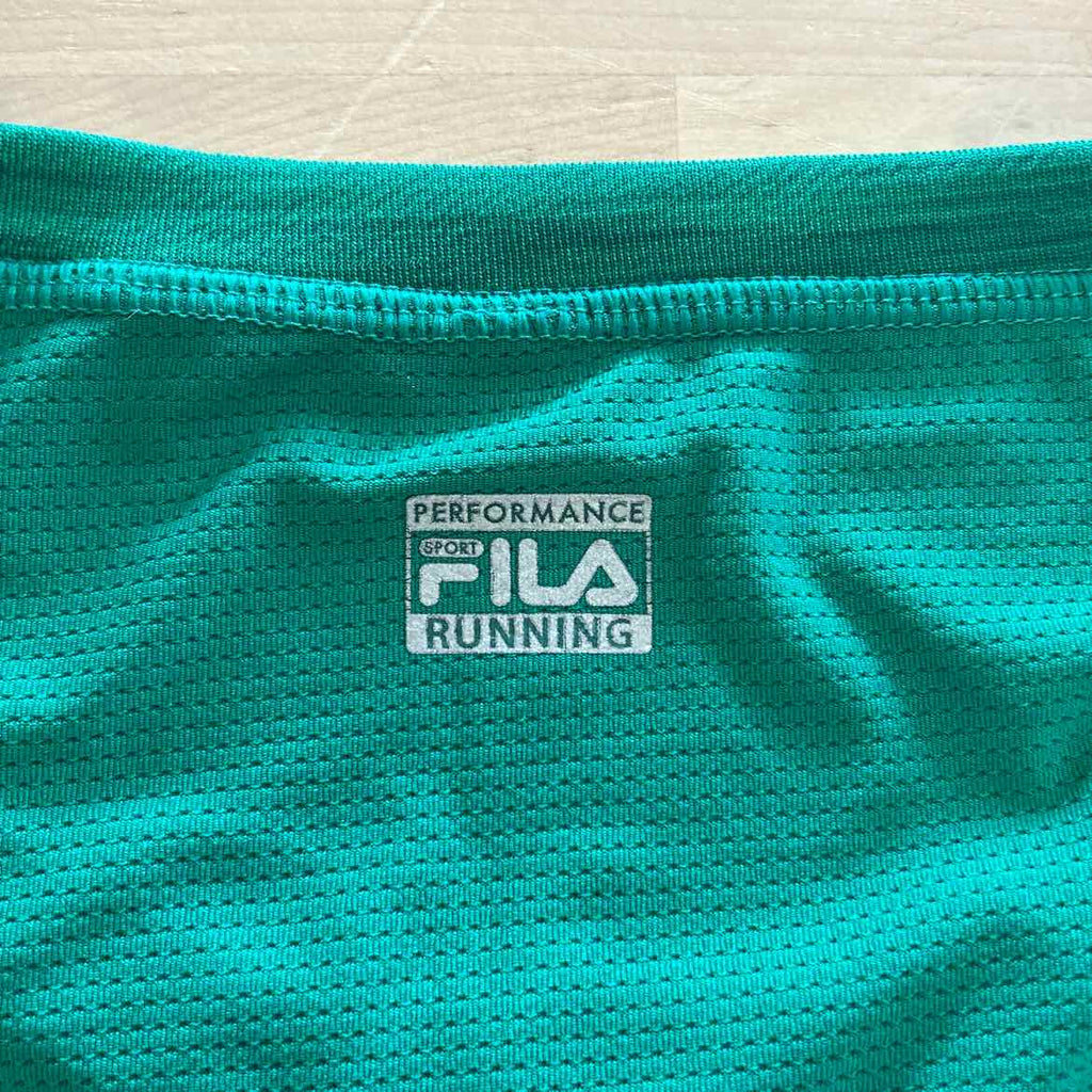 Fila Size M Green Preloved Athletic Tee