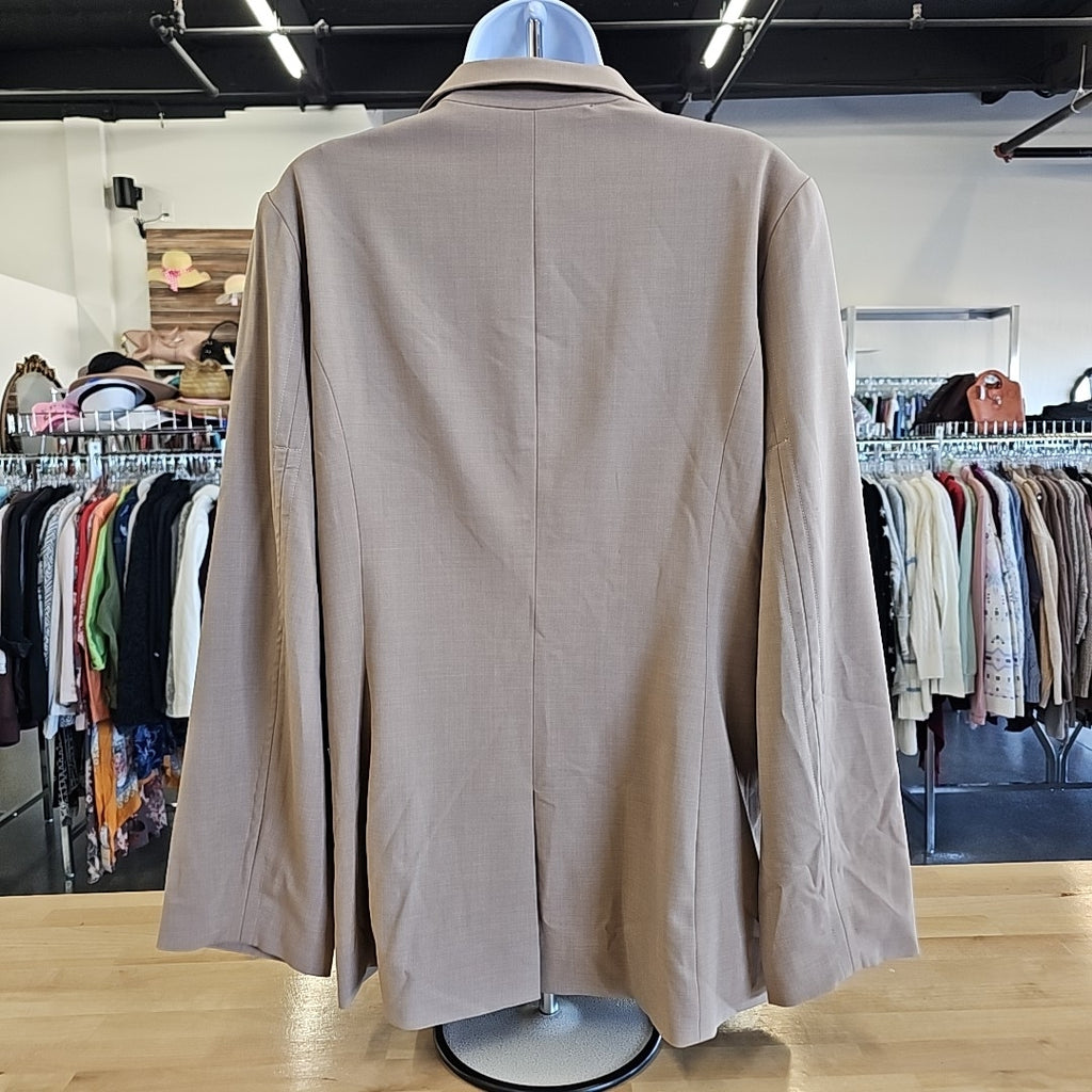 Aqua Size M Tan Blazer