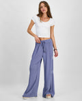 Kingston Grey Juniors' High-Rise Wide-Leg Pants - Peri