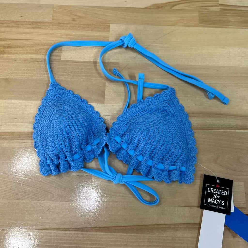 Salt + Cove Size XS Crochet Halter Triangle Bikini