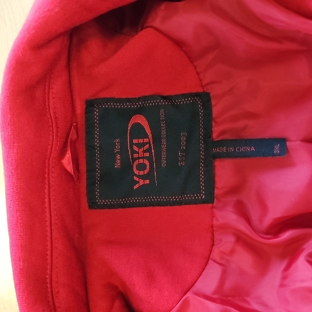 Yoki Size 3X Red Jacket