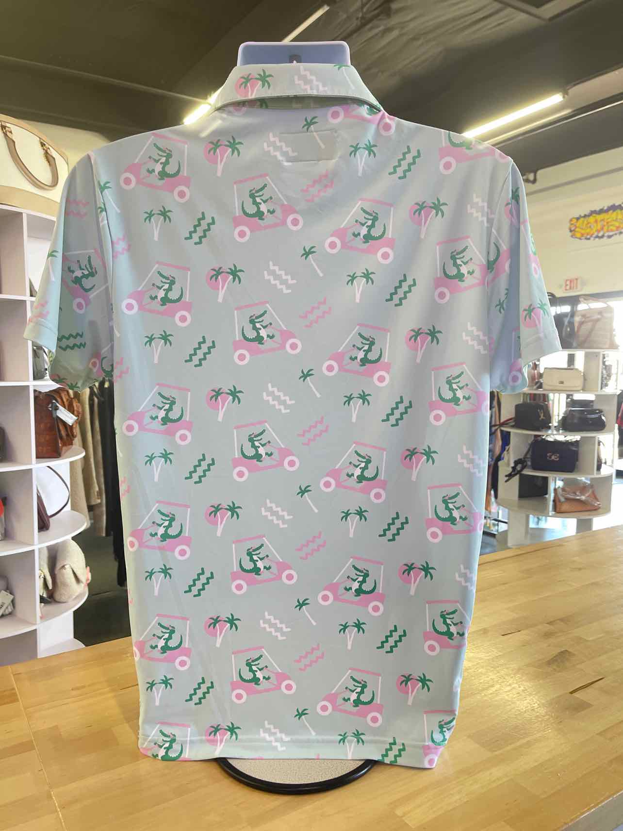 Tipsy Elves Size S Green Preloved Polo