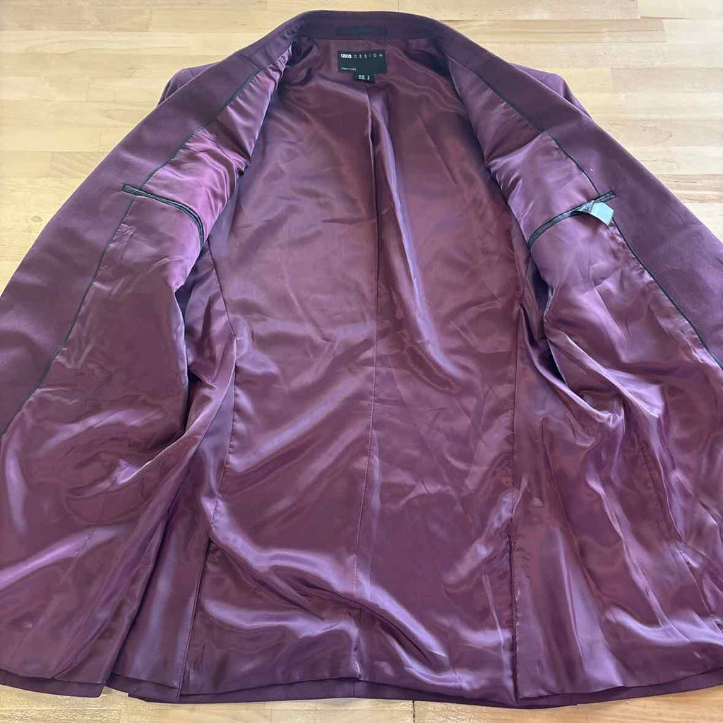 Asos Size 38 Purple Preloved MENS Blazer