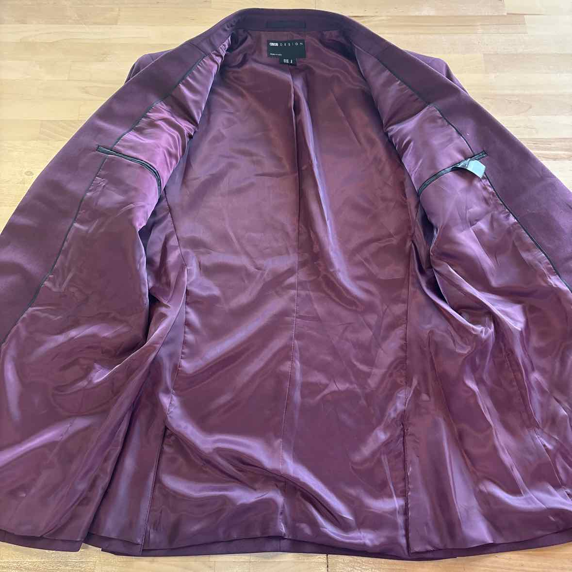 Asos Size 38 Purple Preloved MENS Blazer