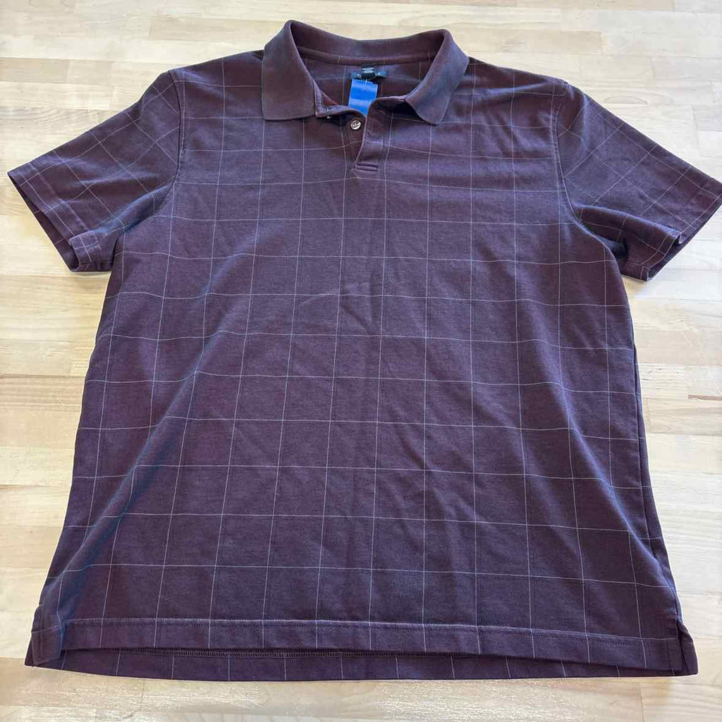 Van Huesen Size L Brown MENS Polo