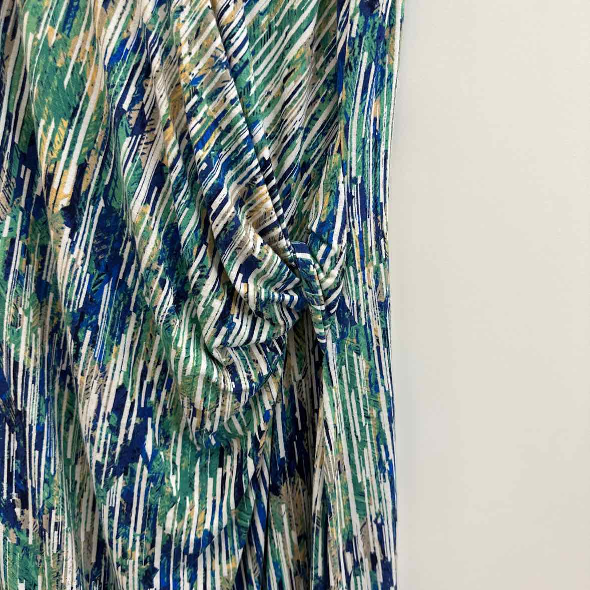 Nic+Zoe Size M Green/Blue Dress