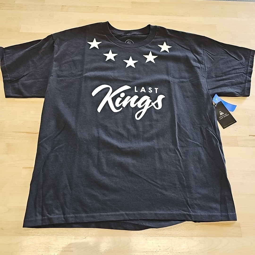 Last Kings Size XL Black MENS T-shirt