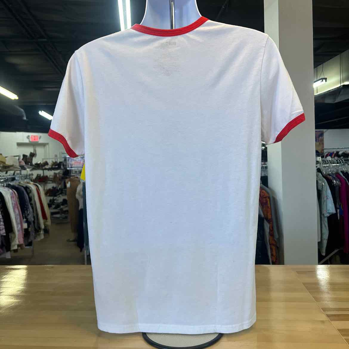 Size L White Preloved MENS T-shirt