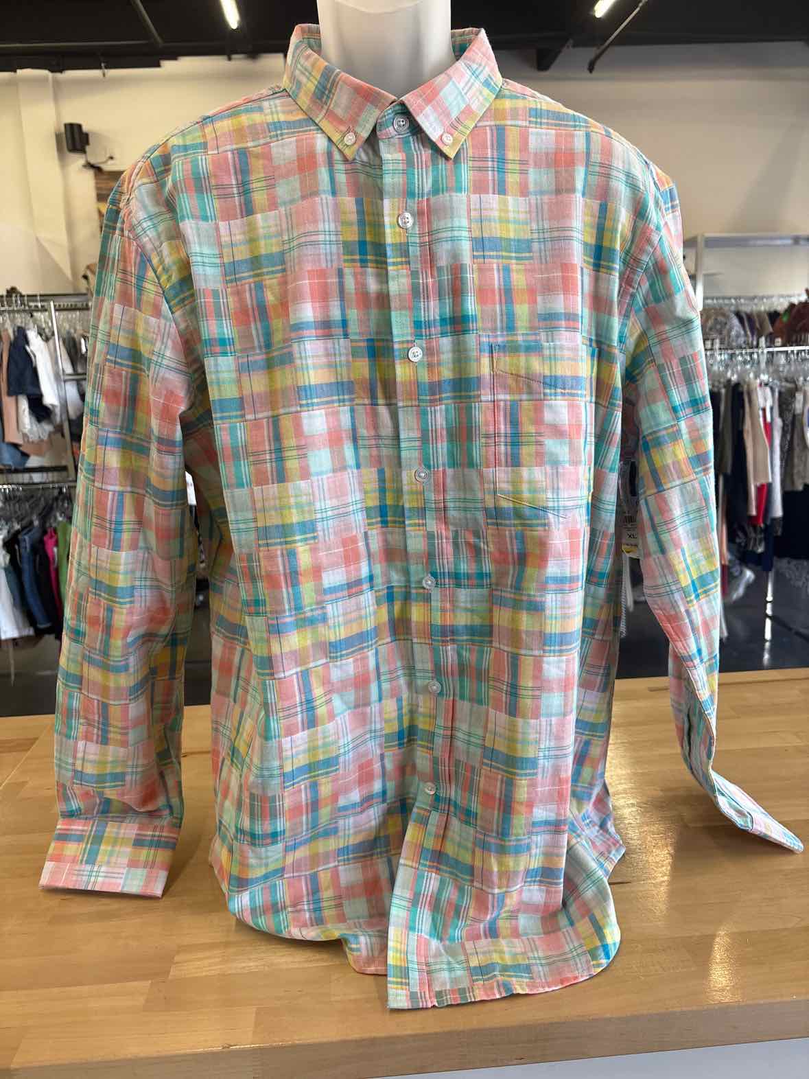 Club Room Size XL Multi color New MENS Button Down Shirt