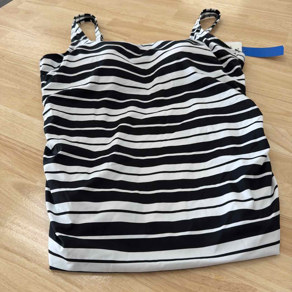 Swim Solutions Women's Striped Tankini Top