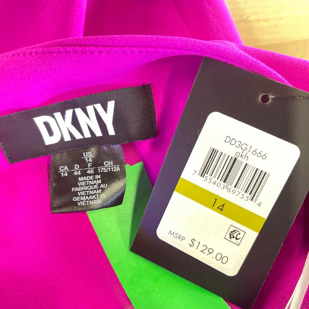 DNKY Size 14 Pink New Dress