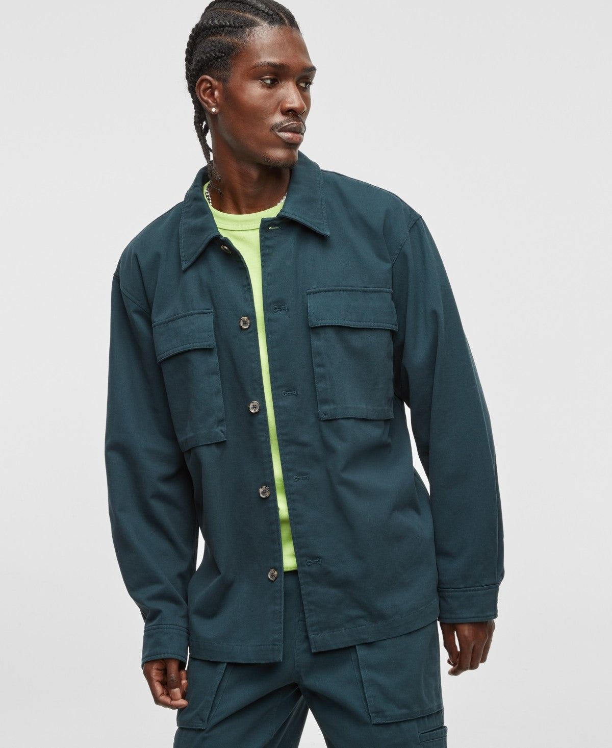 Mode Of One Size XXL Green MENS Jacket