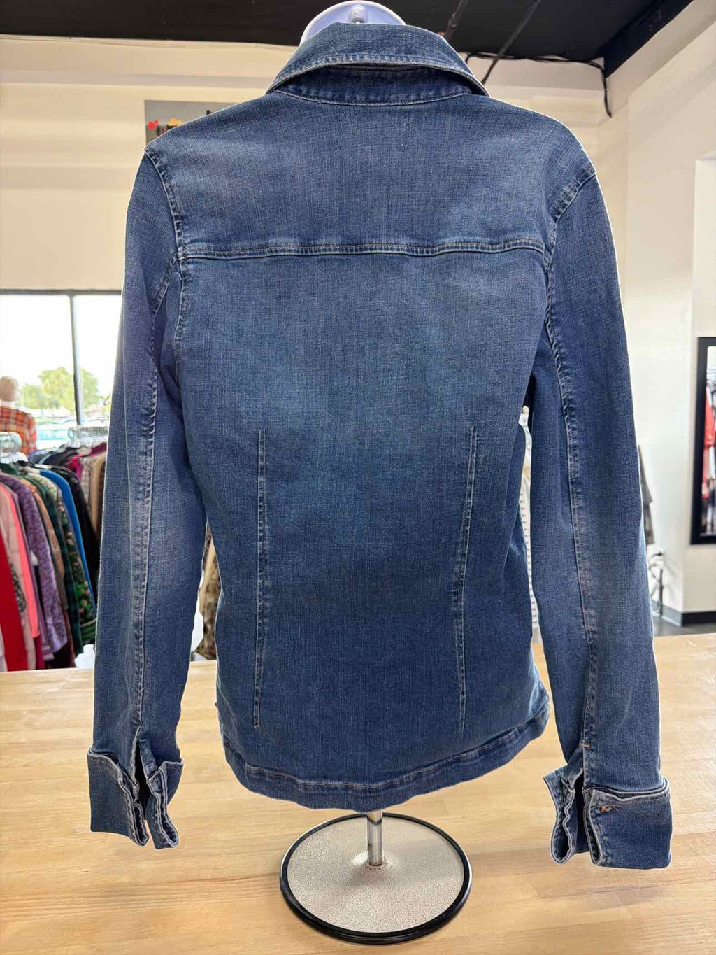 AG Size M Blue Denim Long Sleeve