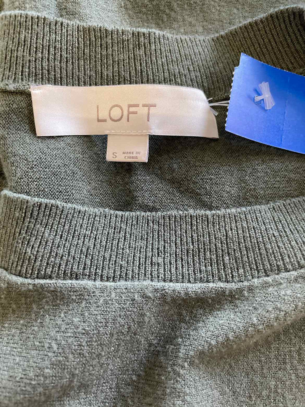 Loft Size S Green Blouse