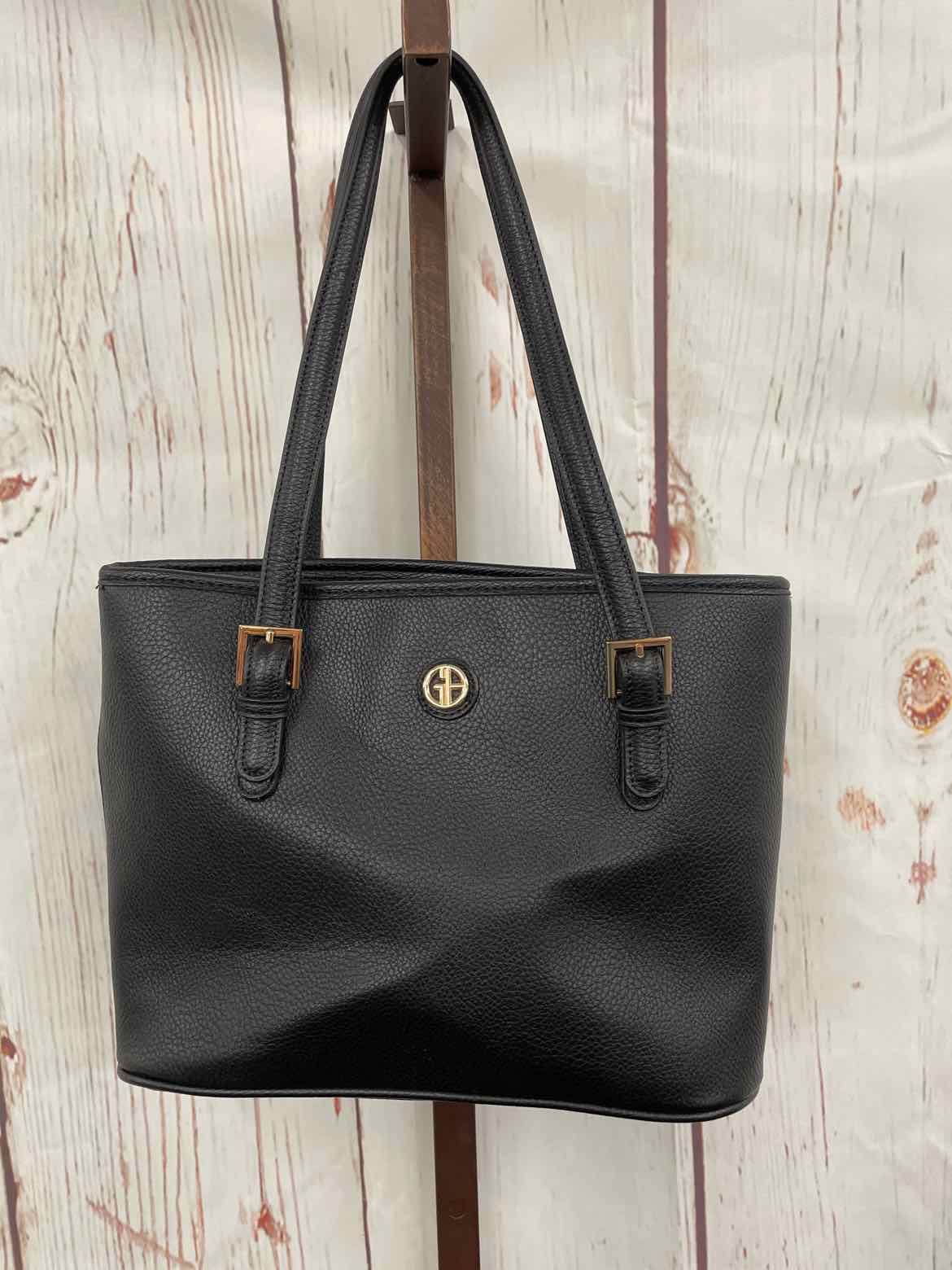 Giani Bernini Pebble Tulip Large Tote Black NO SIZE