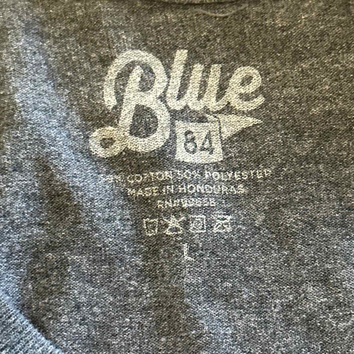 Blue 84 Size L Gray MENS T-shirt