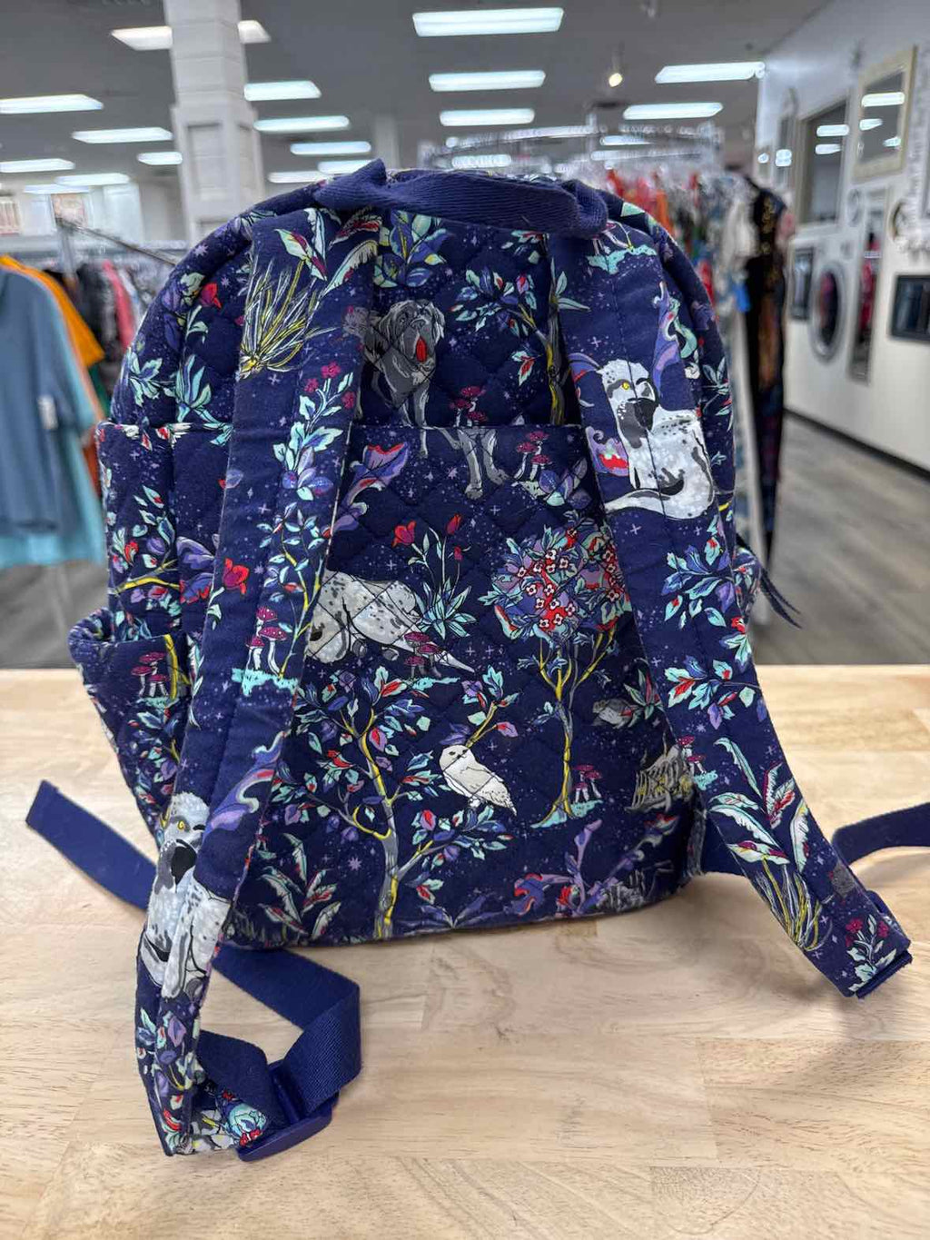 Vera Bradley Blue Print BackPack