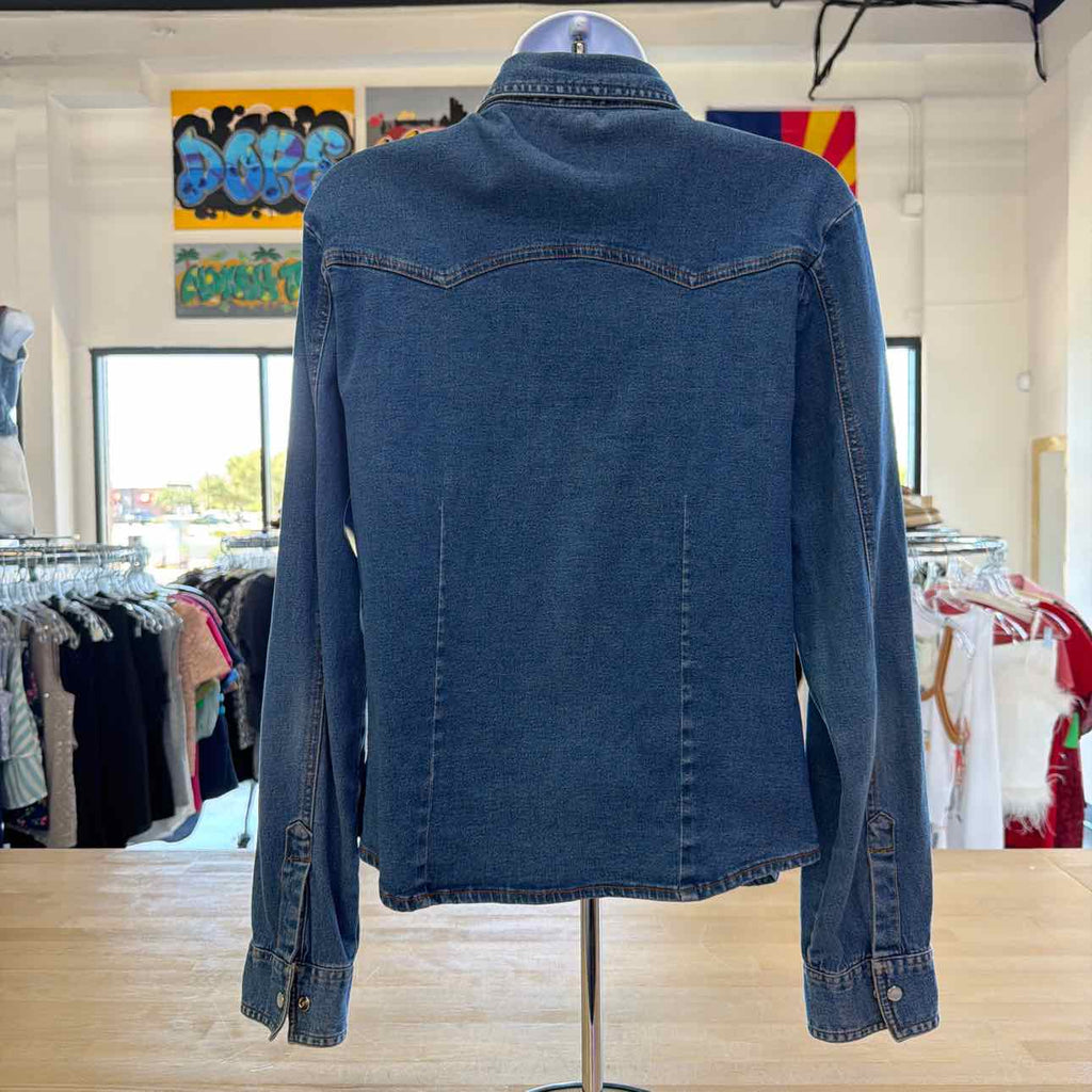 Blue Asphalt Size L Blue Cotton Preloved Jacket