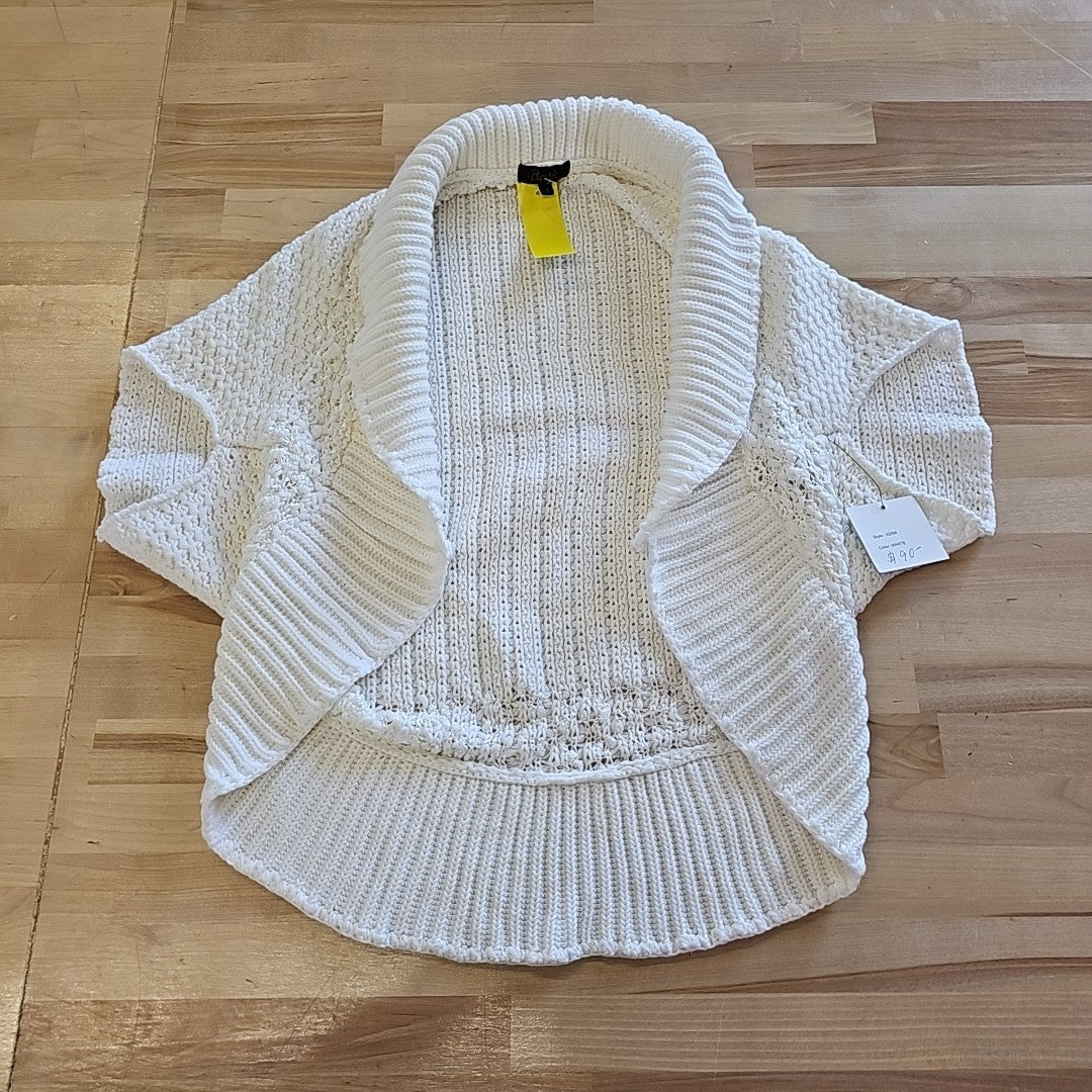 Bask Size L White Cardigan