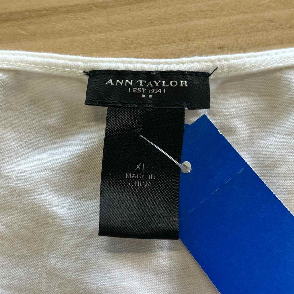 Ann Taylor Size XL White Preloved Tank