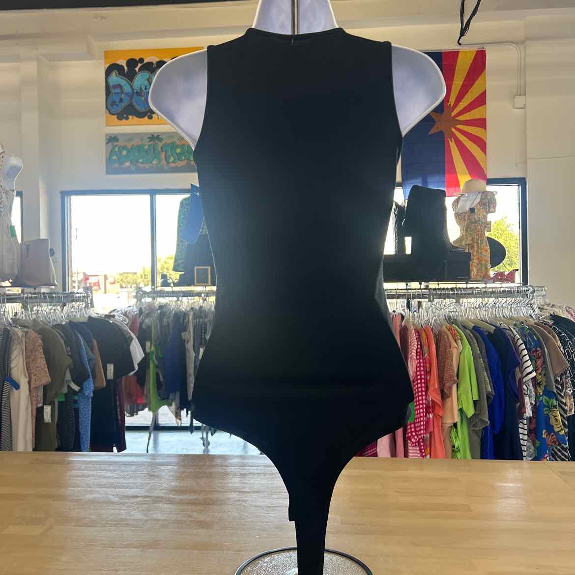Wearever Size S Black Preloved Bodysuit