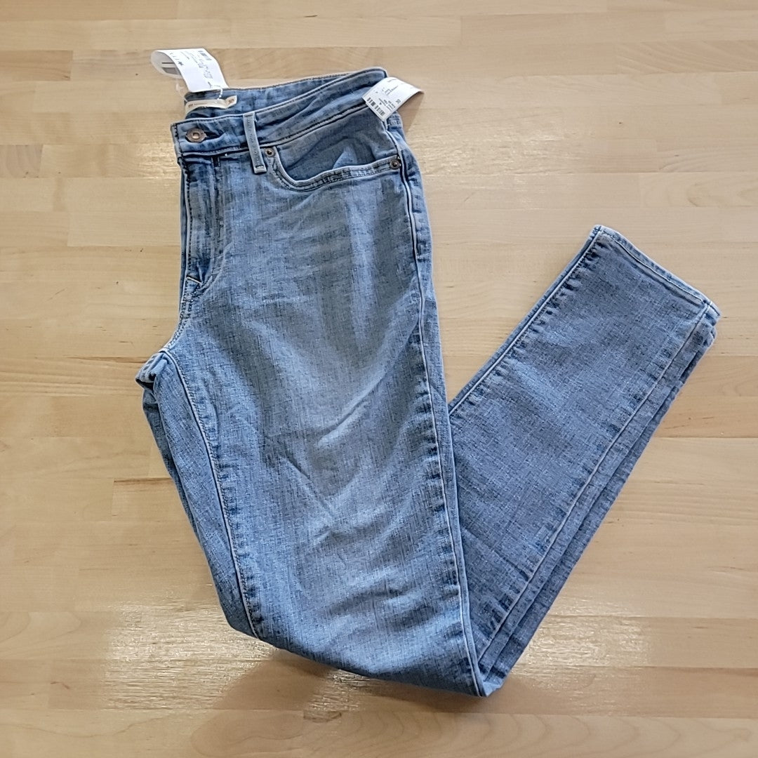 Levi's Size 30 711 Skinny Blue Jeans