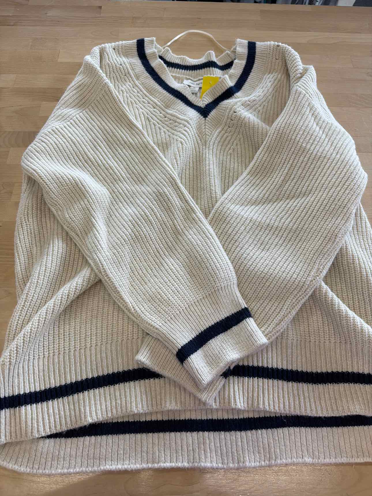 On 34th Size 3X Beige Sweater