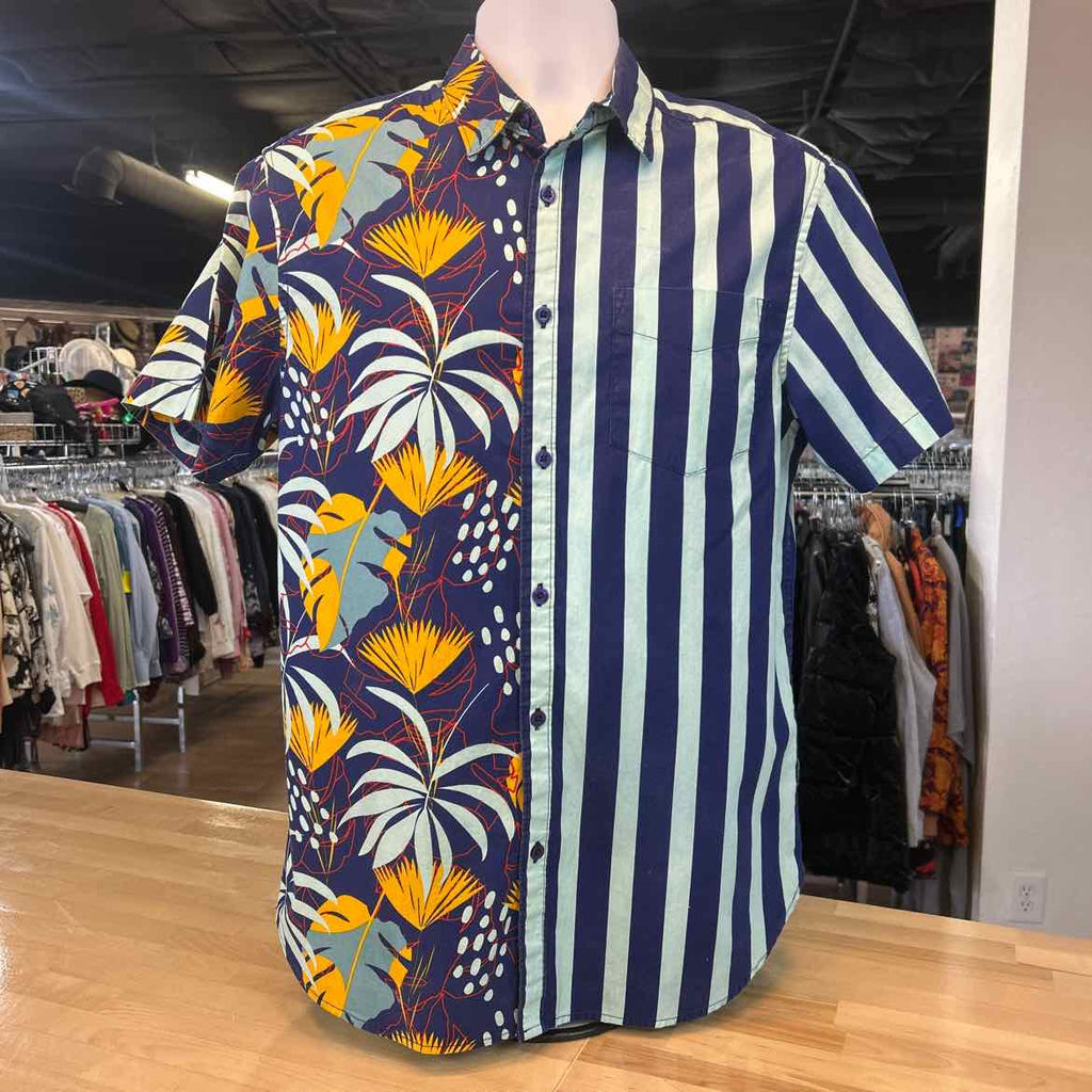 The Designdeal Clothing Co. Size M Blue Preloved MENS Button Down Shirt