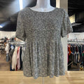Urban Romantics Size L Black White Preloved Blouse SS