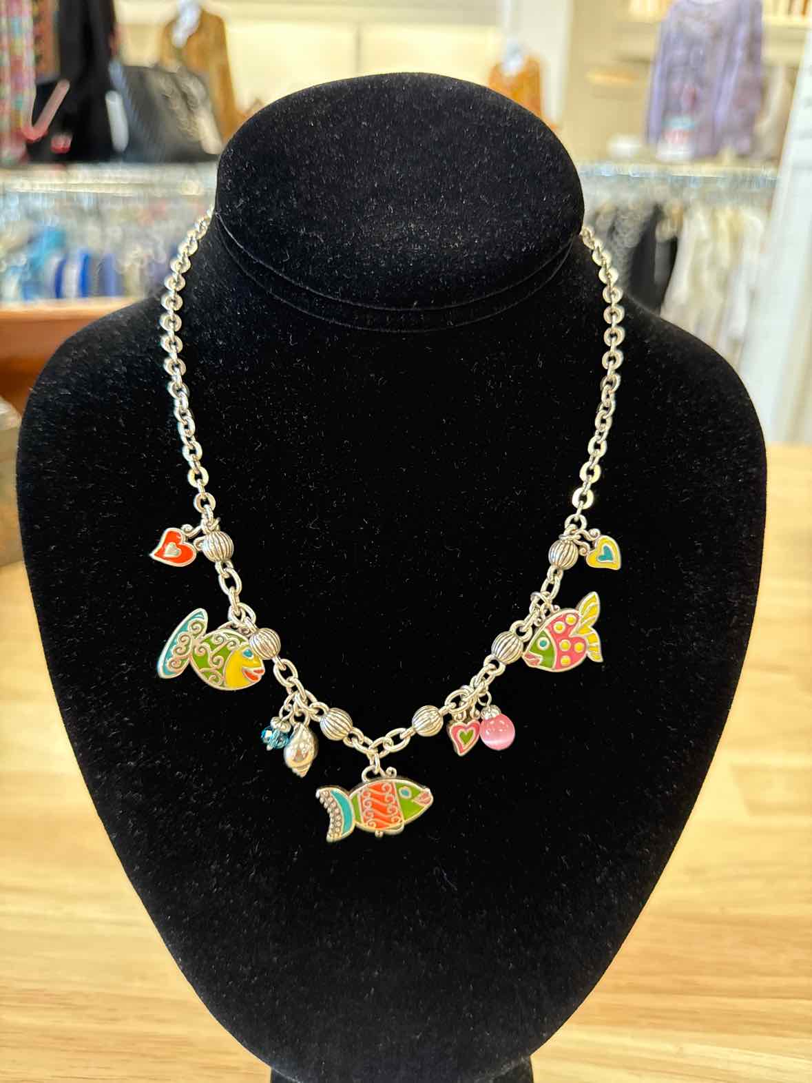 Brighton Multi bright Fish  Necklace